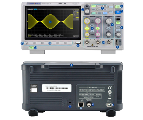(^^)ページです。 TestEquity: Siglent SDS1202X-E Super Phosphor Oscilloscope, 2 CH